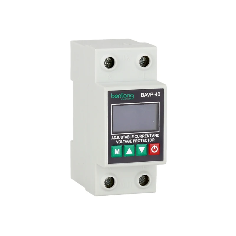 BAVP-40 40A Adjustable Current and Voltage Protector with Digital Display