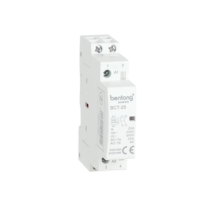 BCT-25 2-Pole AC Contactor for Electrical Load Control