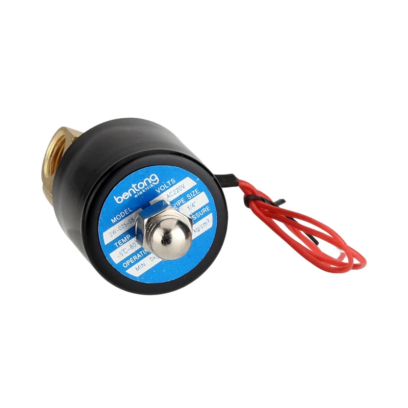 Bentong 2W-025-08 AC220V Brass Solenoid Valve with 1/4″ Port