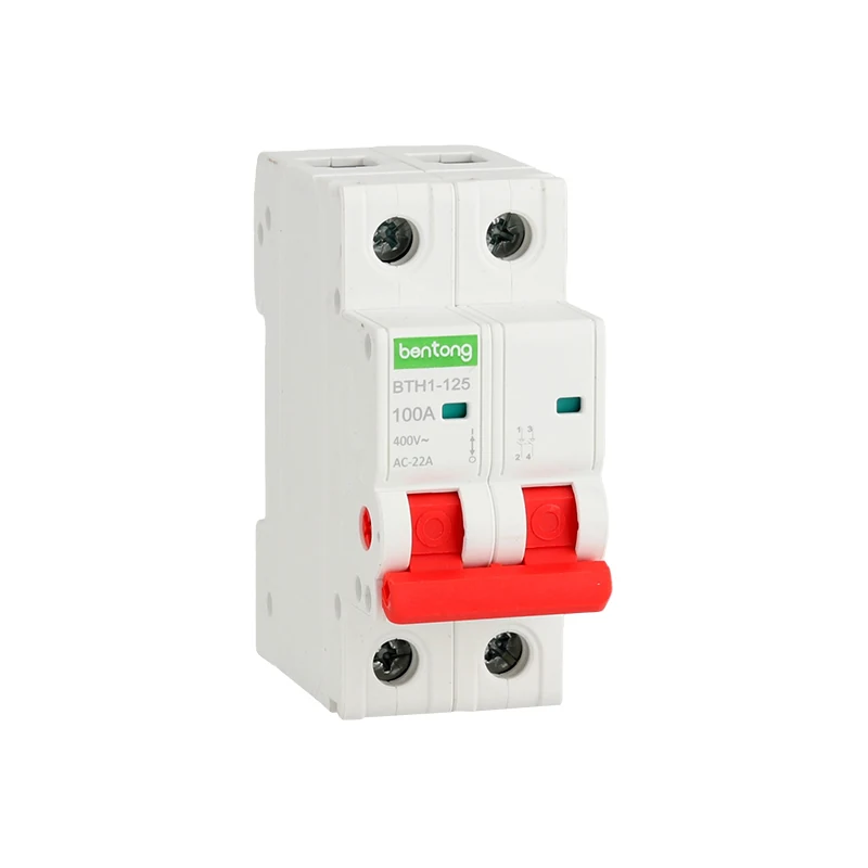 Bentong BTH1-125 100A 2-Pole Isolating Switch for Low-Voltage AC Applications