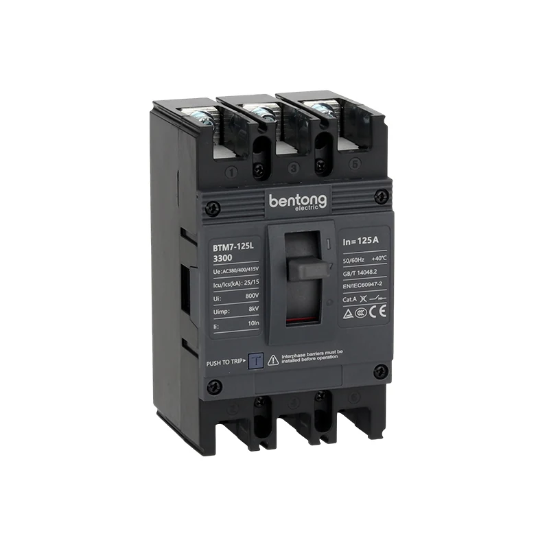 Bentong BTM7-125L 125A 3-Pole Molded Case Circuit Breaker for Electrical Protection
