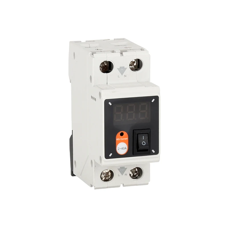 Bentong EB-8 2-40A Adjustable Current Limiting Protector for AC Electrical Systems
