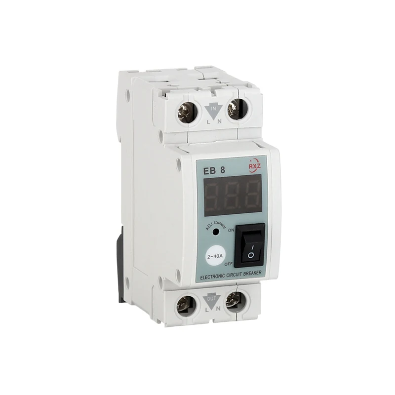 Bentong EB-8 2-40A Adjustable Current Limiting Protector for AC Electrical Systems