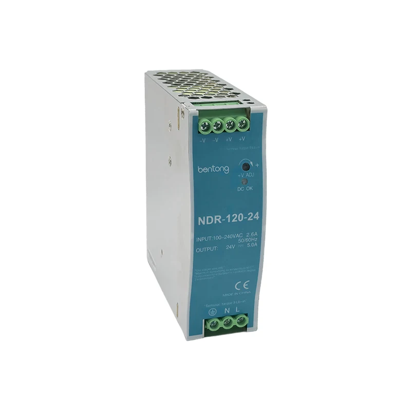 Bentong NDR-120-24 120W 24V 5A DIN Rail Switching Power Supply