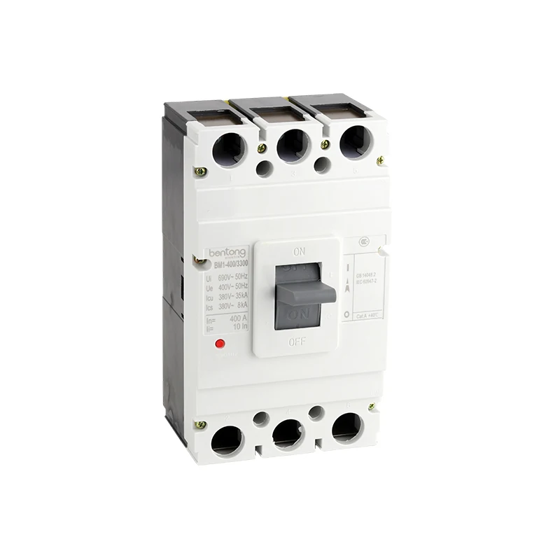 BM1-400/3300 3-Pole 400A Moulded Case Circuit Breaker for Electrical Distribution