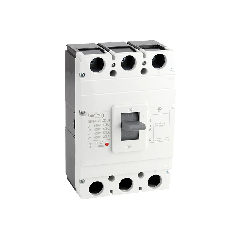 BM1-630L/3300 3-Pole 630A Moulded Case Circuit Breaker for Electrical Distribution