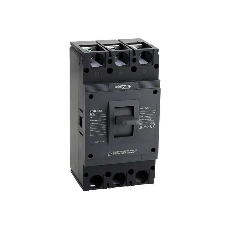 BTM7-400L/3300 3-Pole MCCB Molded Case Circuit Breaker 400A