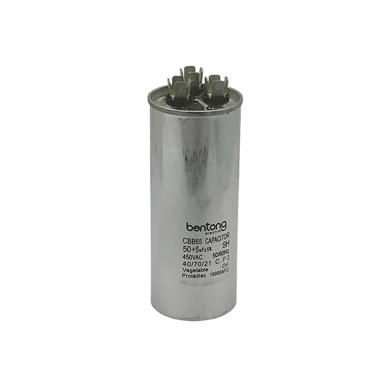 CBB65 Dual Run Capacitor for Air Conditioner Compressor and Fan Motor Applications
