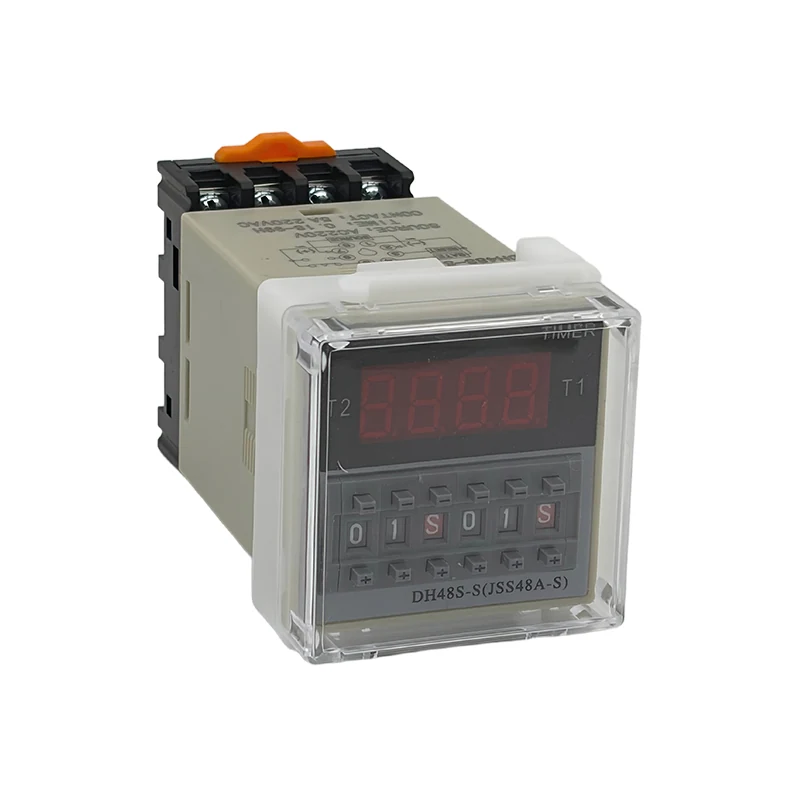 DH48S-S Digital Timer Relay AC220V 0.1s–99h with 5A Contact