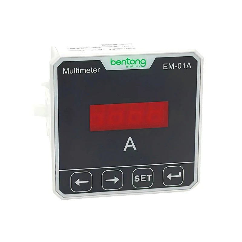 EM-01A Digital Panel Ammeter for Electrical Current Measurement