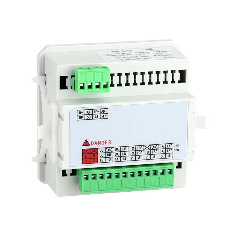 EM-08 Three-Phase Digital Multifunction Power Meter for Voltage, Current, Power and Energy Monitoring