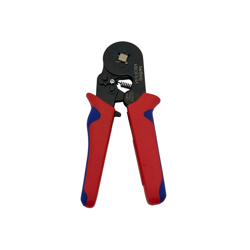 HSC8 6-4A Mini-Type Self-Adjustable Ratchet Ferrule Crimping Tool for Wire Terminals