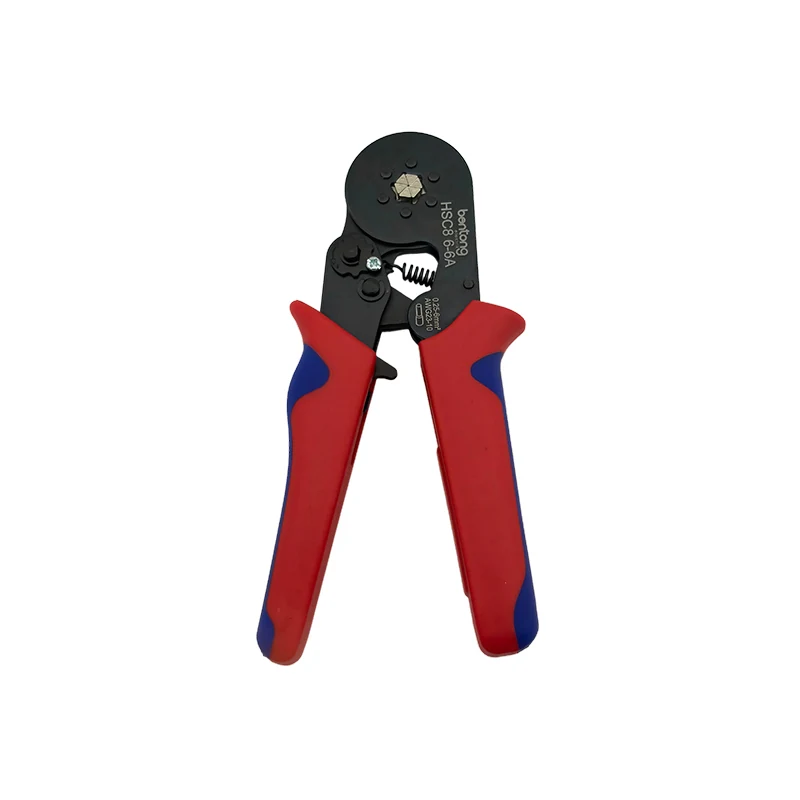 HSC8 6-6A Mini-Type Self-Adjustable Ratchet Ferrule Crimping Tool for Wire Terminals