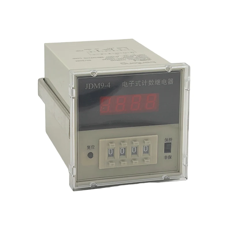 JDM9-4 Electronic Counter Relay with Digital Display and Reset Function