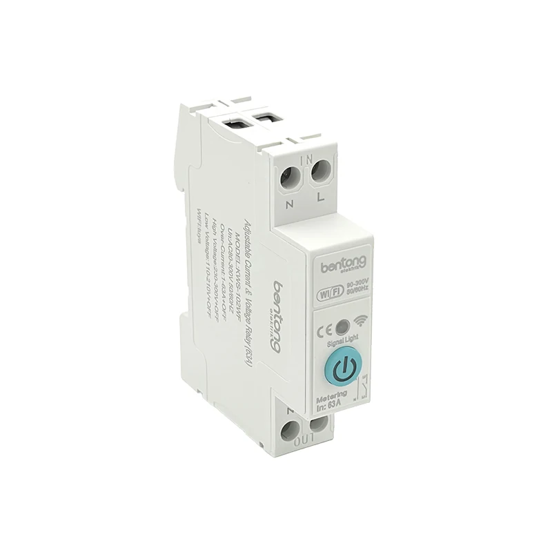 KWS-102WF WiFi Adjustable Voltage and Current Protection Relay Smart Electrical Protector