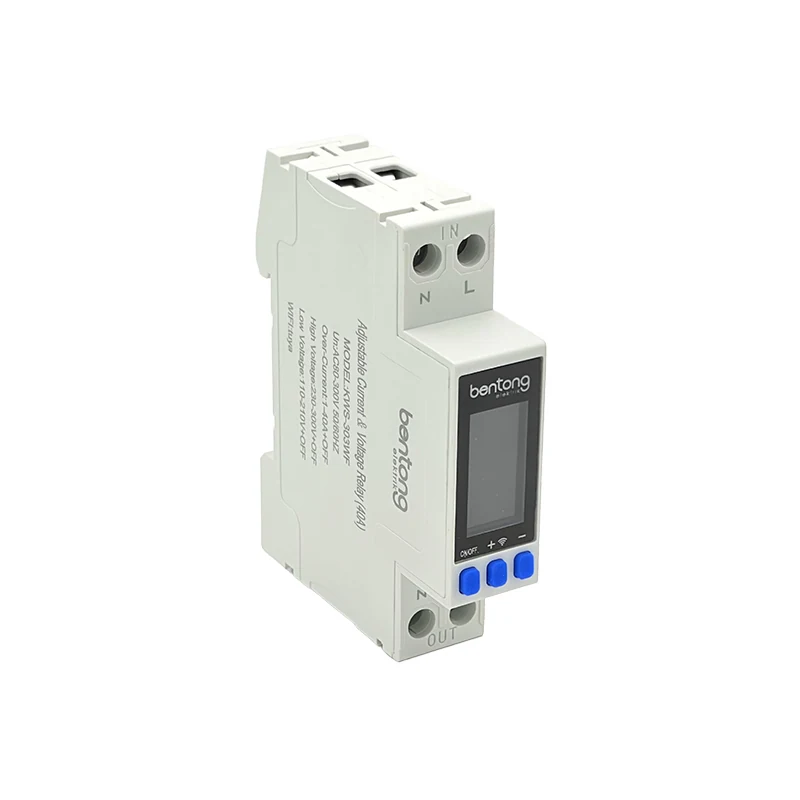KWS-303WF WiFi Adjustable Voltage and Current Protection Relay with Digital Display Smart Electrical Protector