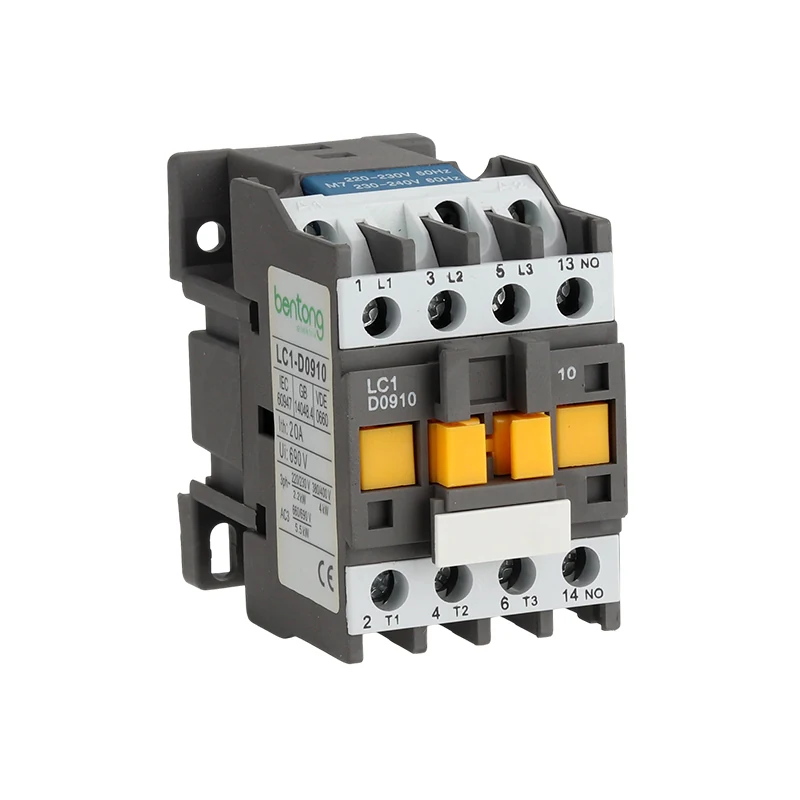 LC1-D0910 3-Pole AC Contactor for Three-Phase Motor Control