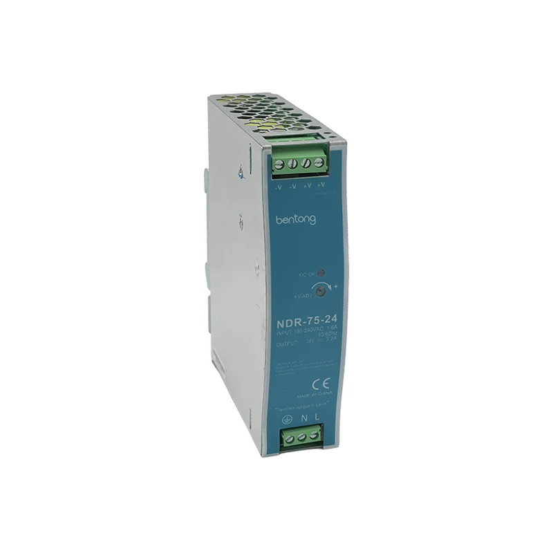 NDR-75-24 24V 3.2A AC-DC Switching Power Supply for Industrial Control