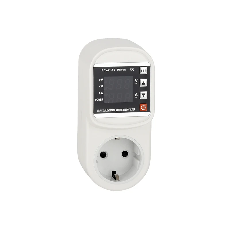 PSVA1-16 16A Adjustable Voltage & Current Protector with Digital Display